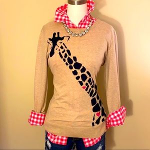 C. Wonder Giraffe Intarsia Crewneck Sweater 🦒